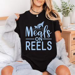 Meals Reels Fishing Diy Funny Sarcastic Ready to Press DTF Transfer for Dtf