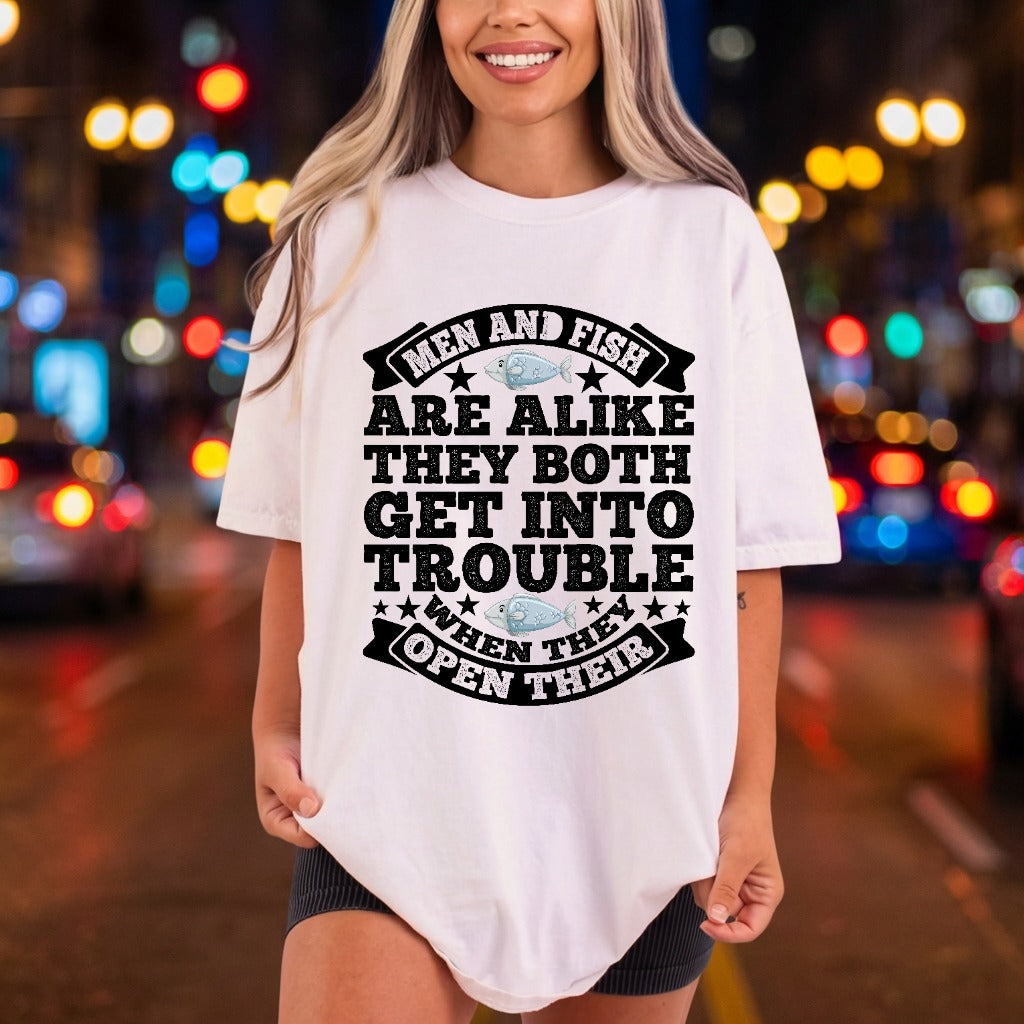 Men Fish Quote Funny Dad Funny Ready to Press DTF Transfer for Dtf