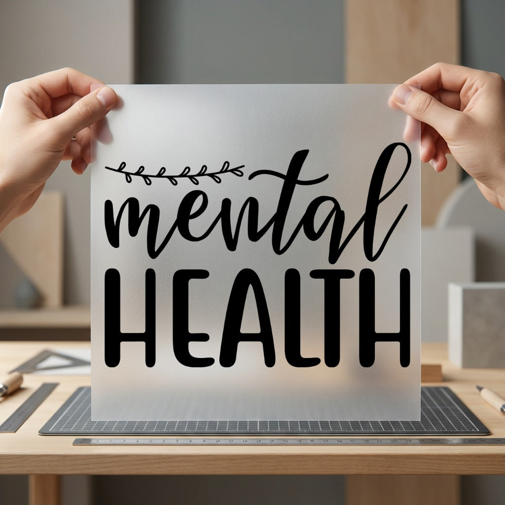 Mental Health Empowering Diy Aesthetic Ready to Press DTF Transfer for Dtf