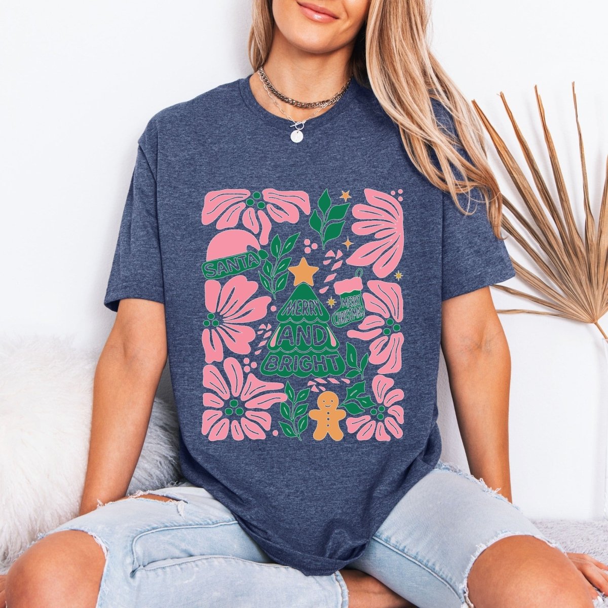 Merry and Bright | Festive Holiday Tee - Luckets.com
