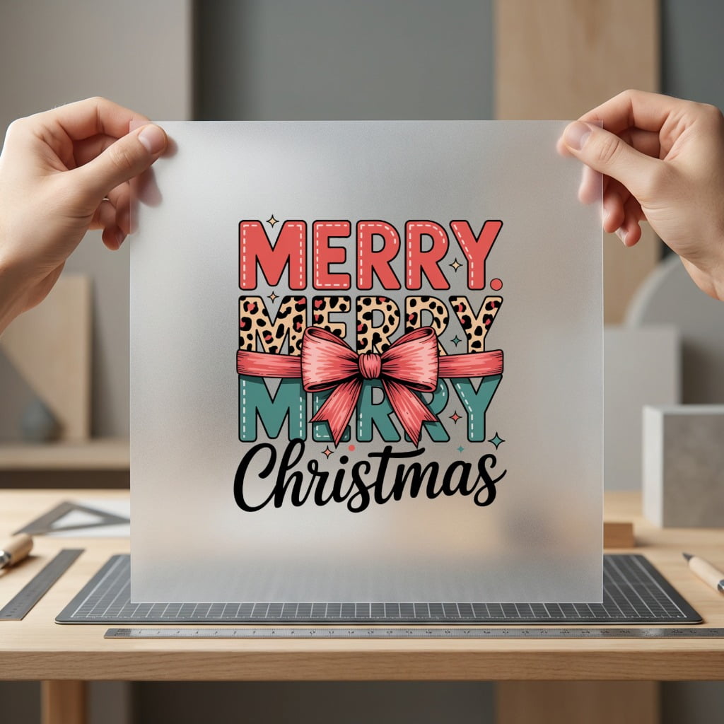 Merry Christmas Retro Diy Christmas Retro Ready to Press DTF Transfer for Dtf