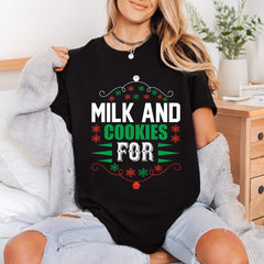 Milk Cookies Christmas Holiday Christmas Ready to Press DTF Transfer for Dtf