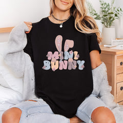 Mini Bunny Floral Text Easter Aesthetic Ready to Press DTF Transfer for Dtf