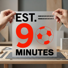 Minutes Football Game Day Fitness Ready to Press DTF Transfer for Dtf