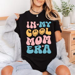 Mom Era Retro Groovy Mom Funny Ready to Press DTF Transfer for Dtf
