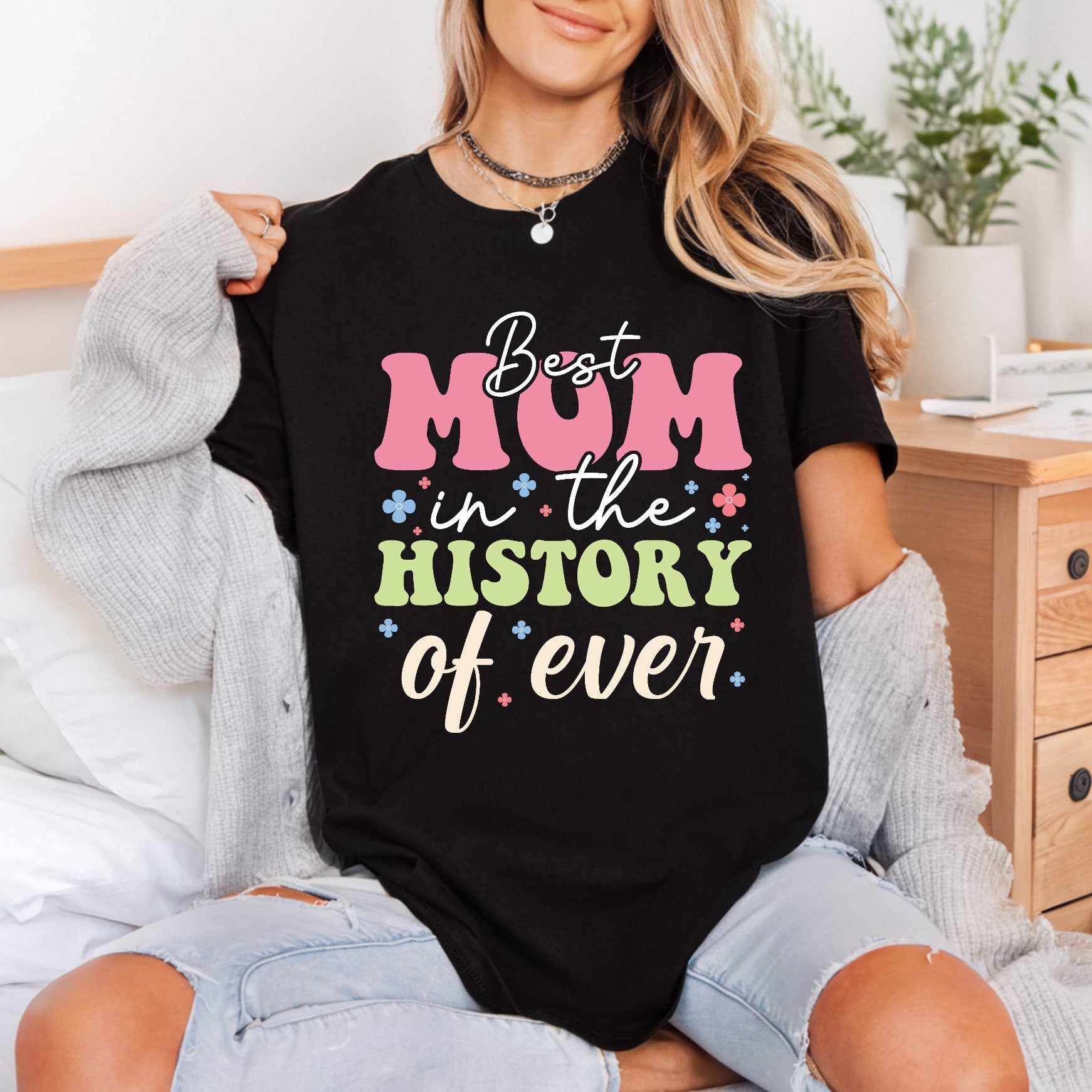 Mom Ever Retro Diy Mom Funny Ready to Press DTF Transfer for Dtf