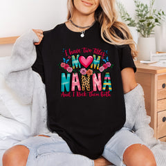 Mom Nanna Floral Diy Mom Grandma Ready to Press DTF Transfer for Dtf