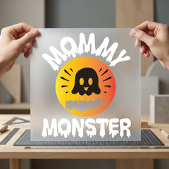 Mommy Monster Halloween Diy Halloween Fall Ready to Press DTF Transfer for Dtf