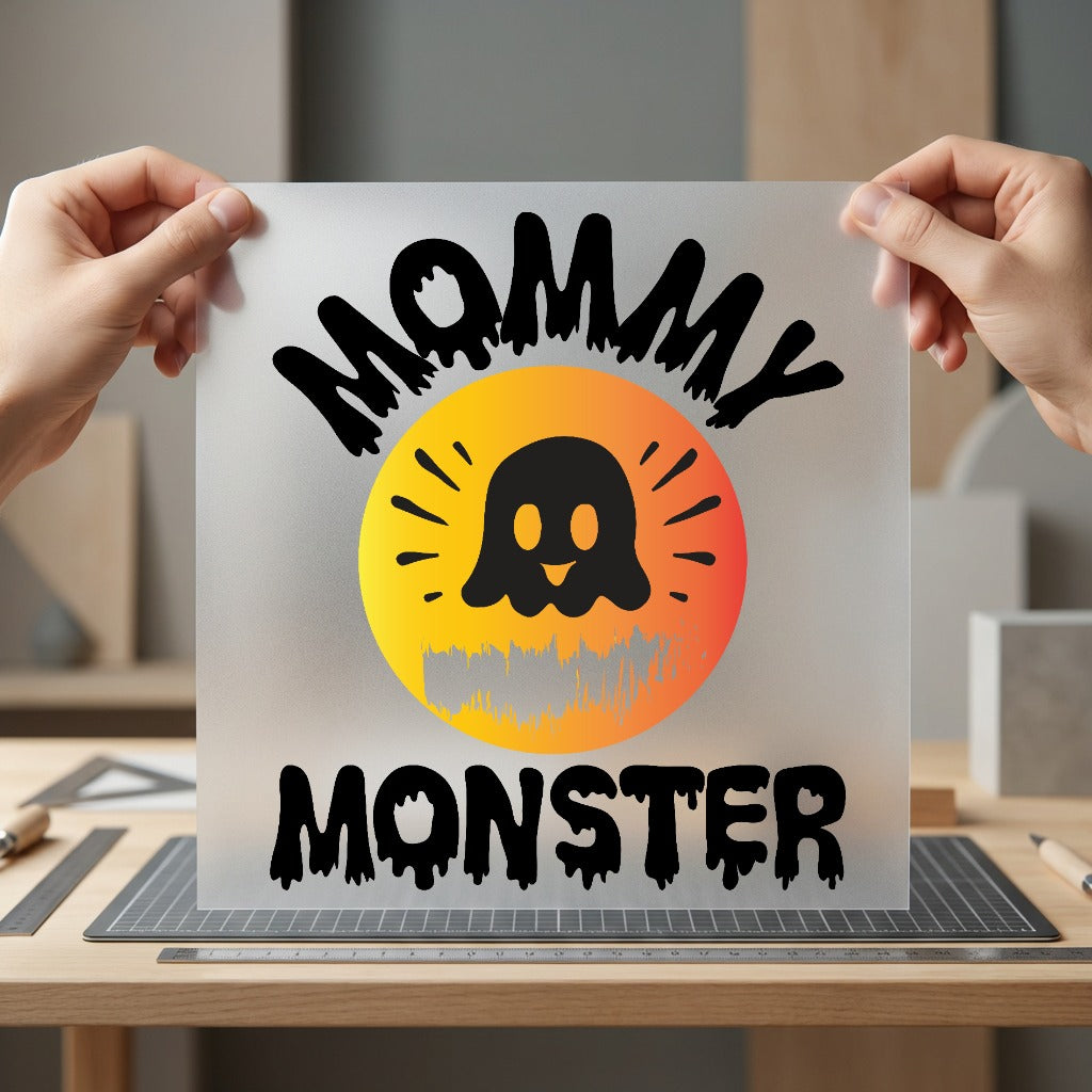 Mommy Monster Halloween Diy Halloween Fall Ready to Press DTF Transfer for Dtf