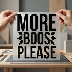 More Boos Please Halloween Halloween Funny Ready to Press DTF Transfer for Dtf