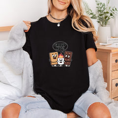 Mores Group Hug Diy Funny Sarcastic Ready to Press DTF Transfer for Dtf