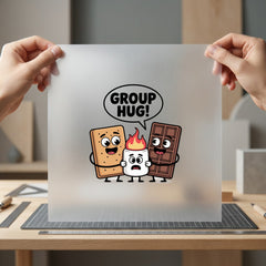 Mores Group Hug Diy Funny Sarcastic Ready to Press DTF Transfer for Dtf