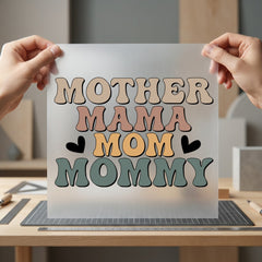 Mother Mama Mom Mommy Mom Vintage Ready to Press DTF Transfer for Dtf