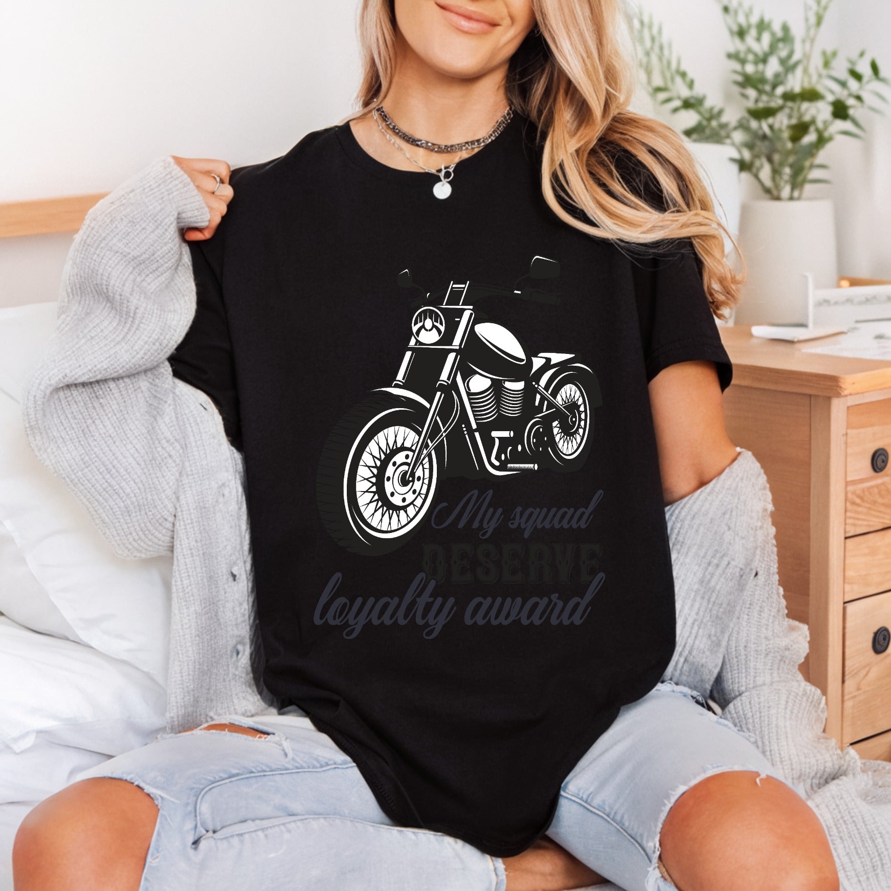 Motorcycle Squad Loyalty Biker Aesthetic Ready to Press DTF Transfer for Dtf