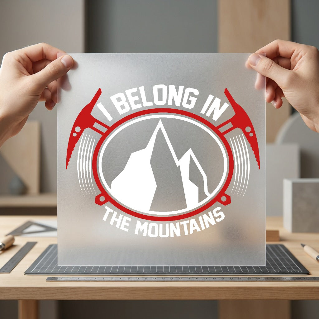 Mountain Explorer Adventure Style Vintage Retro Ready to Press DTF Transfer for Dtf