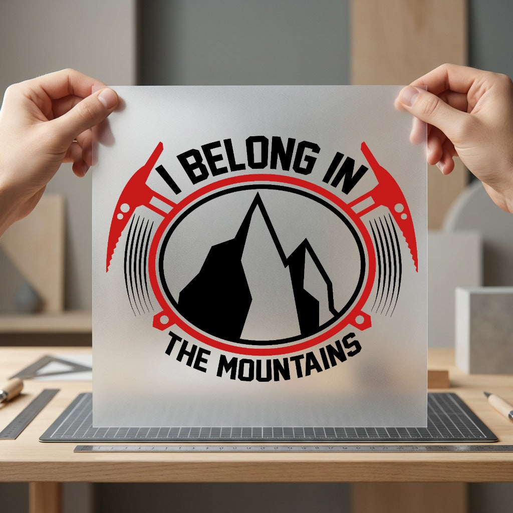 Mountain Explorer Adventure Style Vintage Retro Ready to Press DTF Transfer for Dtf