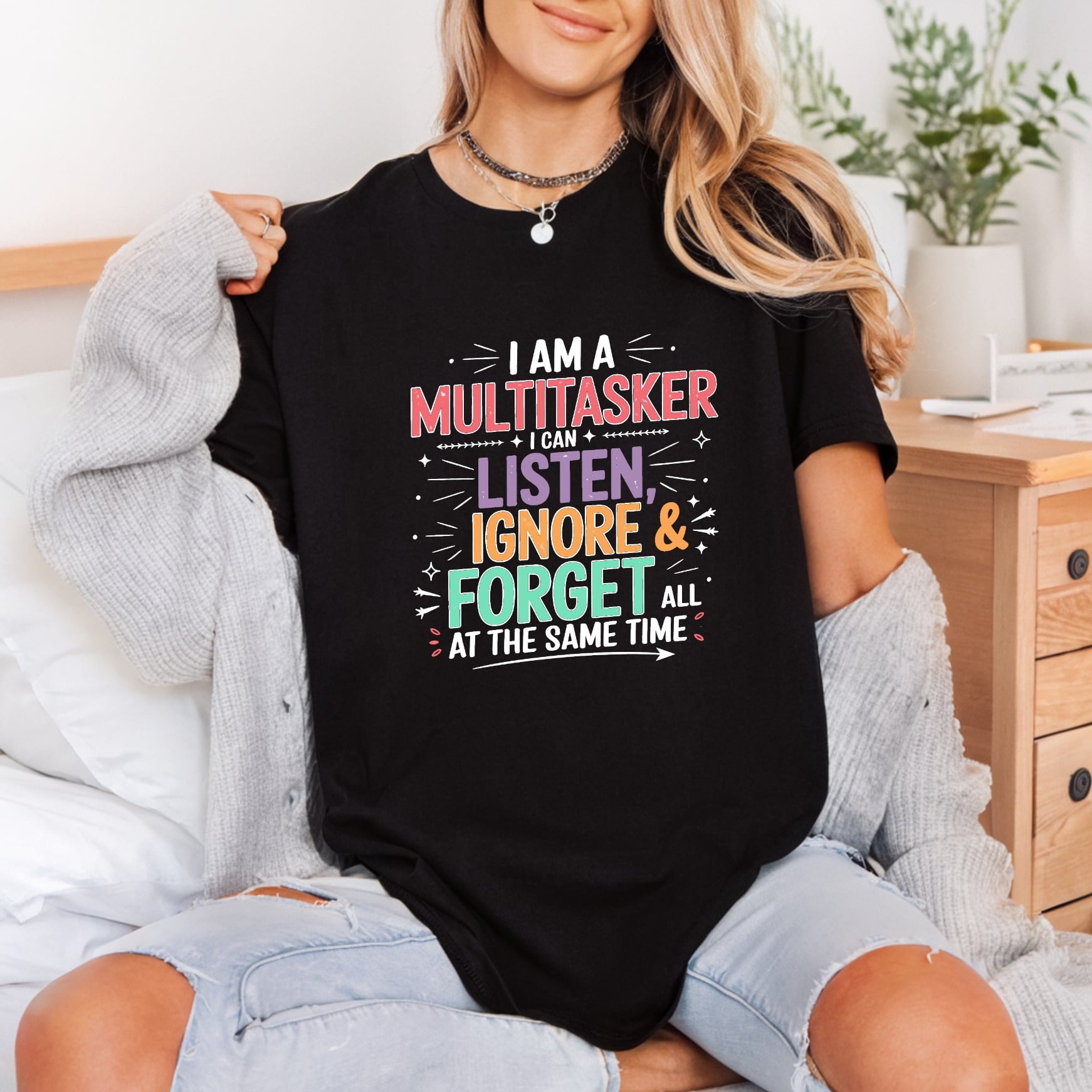 Multitasker Humorous Diy Mom Funny Ready to Press DTF Transfer for Dtf