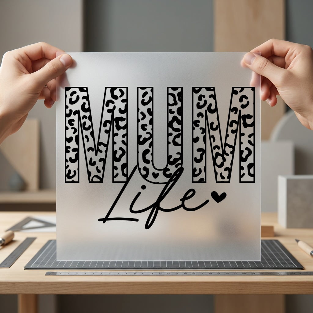 Mum Life Leopard Trendy Mom Leopard Ready to Press DTF Transfer for Dtf