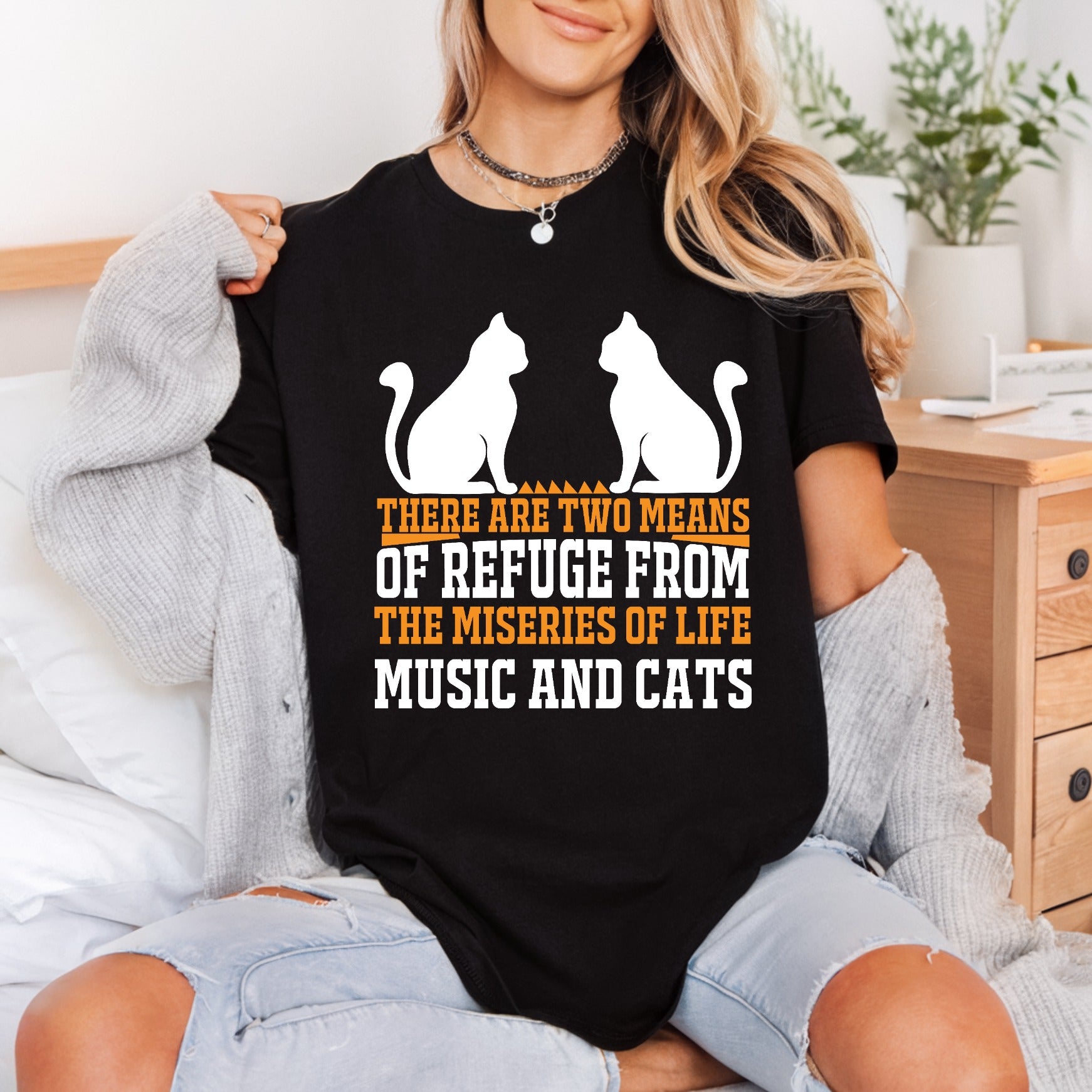 Music Cats Quote Pet Mom Dad Ready to Press DTF Transfer for Dtf