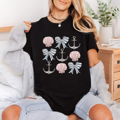 Nautical Anchor Bow Chic Outdoor & Adventure Collection Nature & Wildlife Collection Ready to Press DTF Transfer for Dtf
