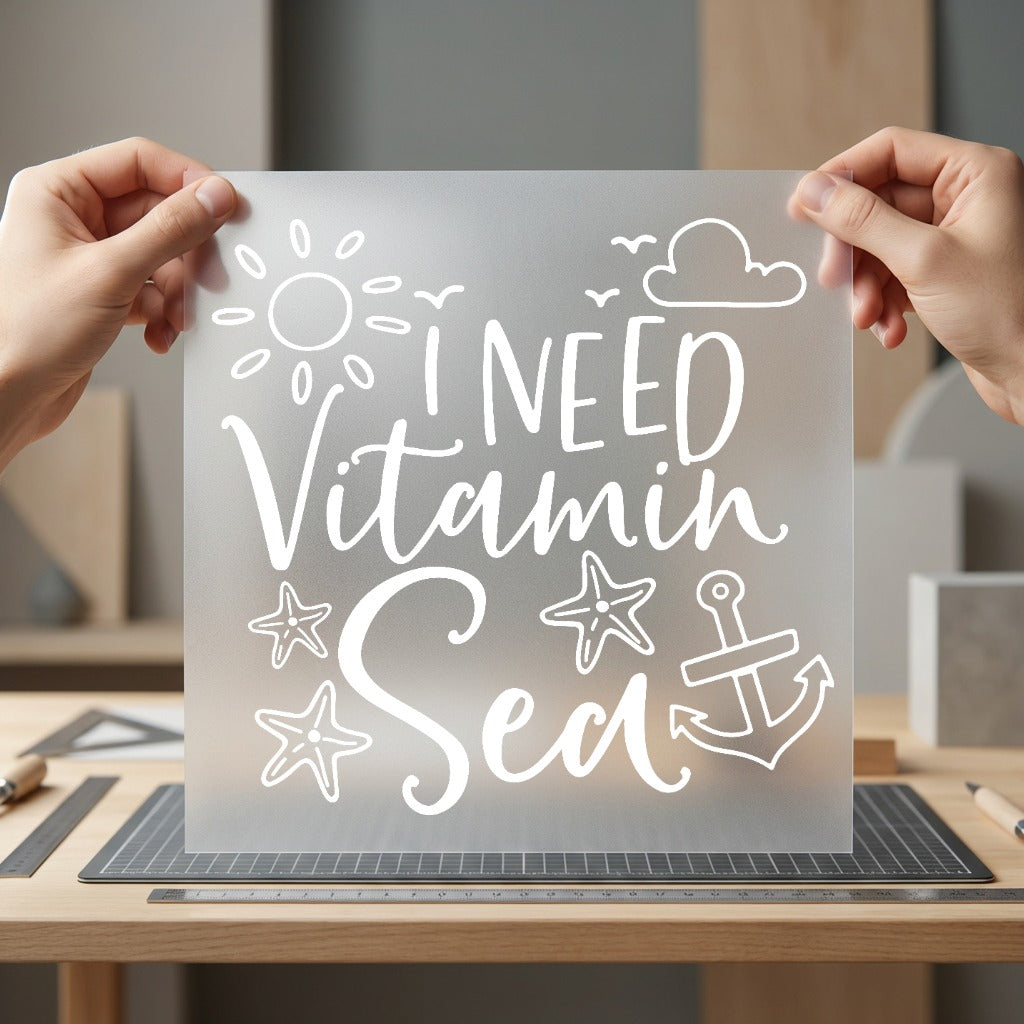 Need Vitamin Sea Nautical Aesthetic Ready to Press DTF Transfer for Dtf