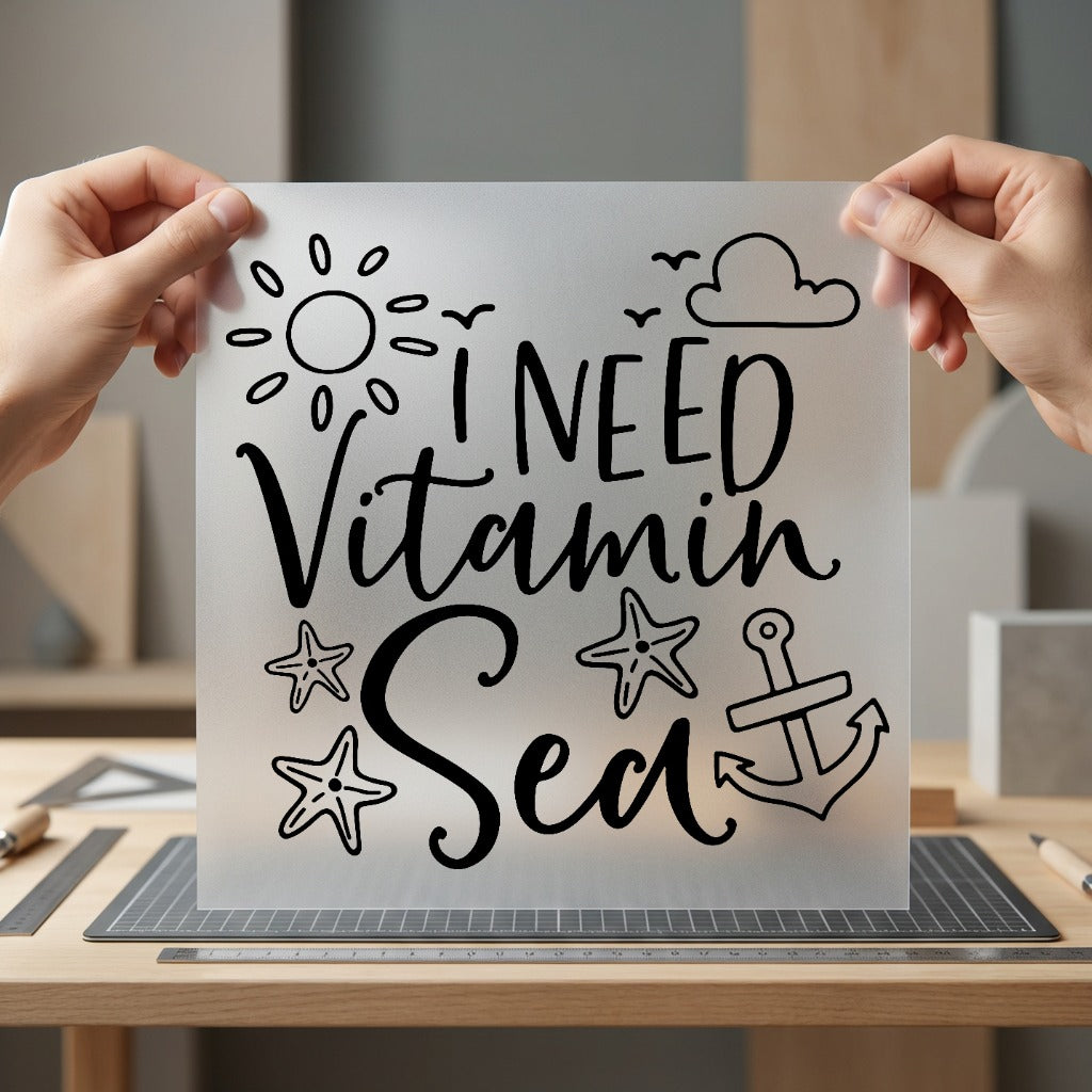 Need Vitamin Sea Nautical Aesthetic Ready to Press DTF Transfer for Dtf