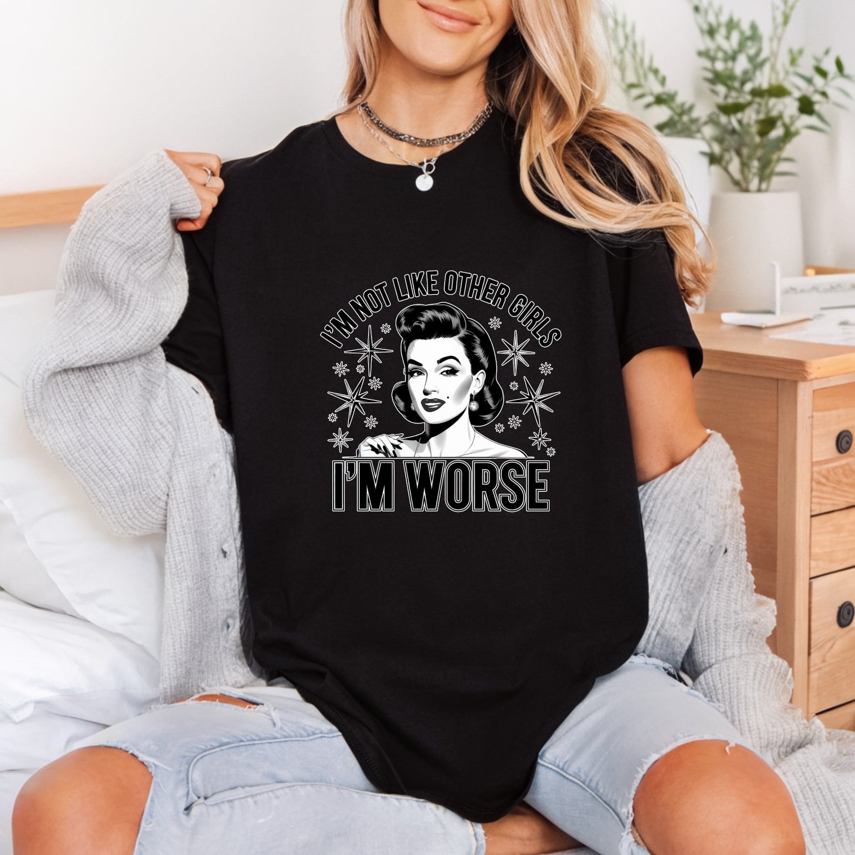 Not Like Other Girls Vintage Retro Ready to Press DTF Transfer for Dtf
