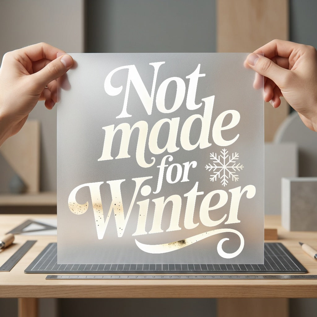 Not Made Winter Cozy Mom Funny Ready to Press DTF Transfer for Dtf