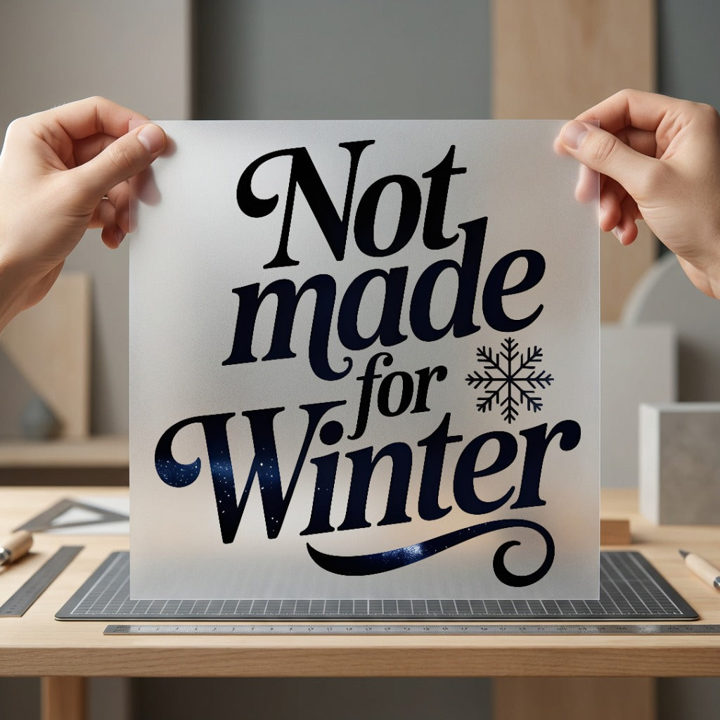 Not Made Winter Cozy Mom Funny Ready to Press DTF Transfer for Dtf