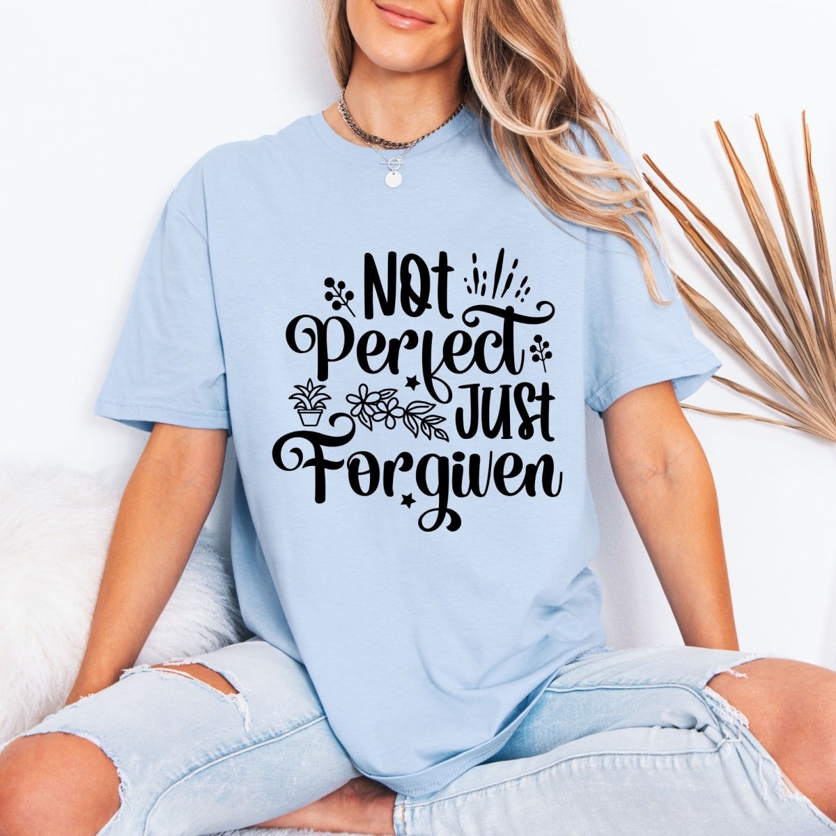 Not Perfect Just Forgiven | Grace & Redemption Tee - Luckets.com