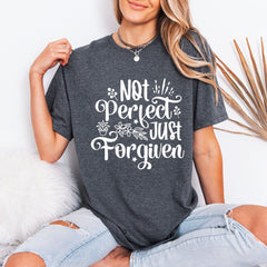 Not Perfect Just Forgiven | Grace & Redemption Tee - Luckets.com