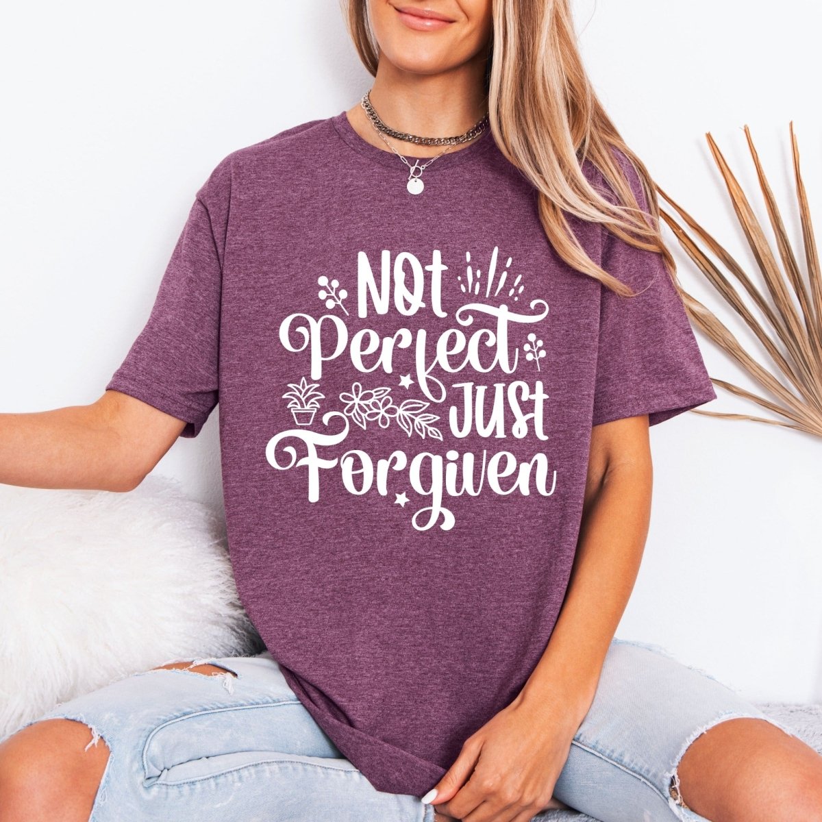 Not Perfect Just Forgiven | Grace & Redemption Tee - Luckets.com