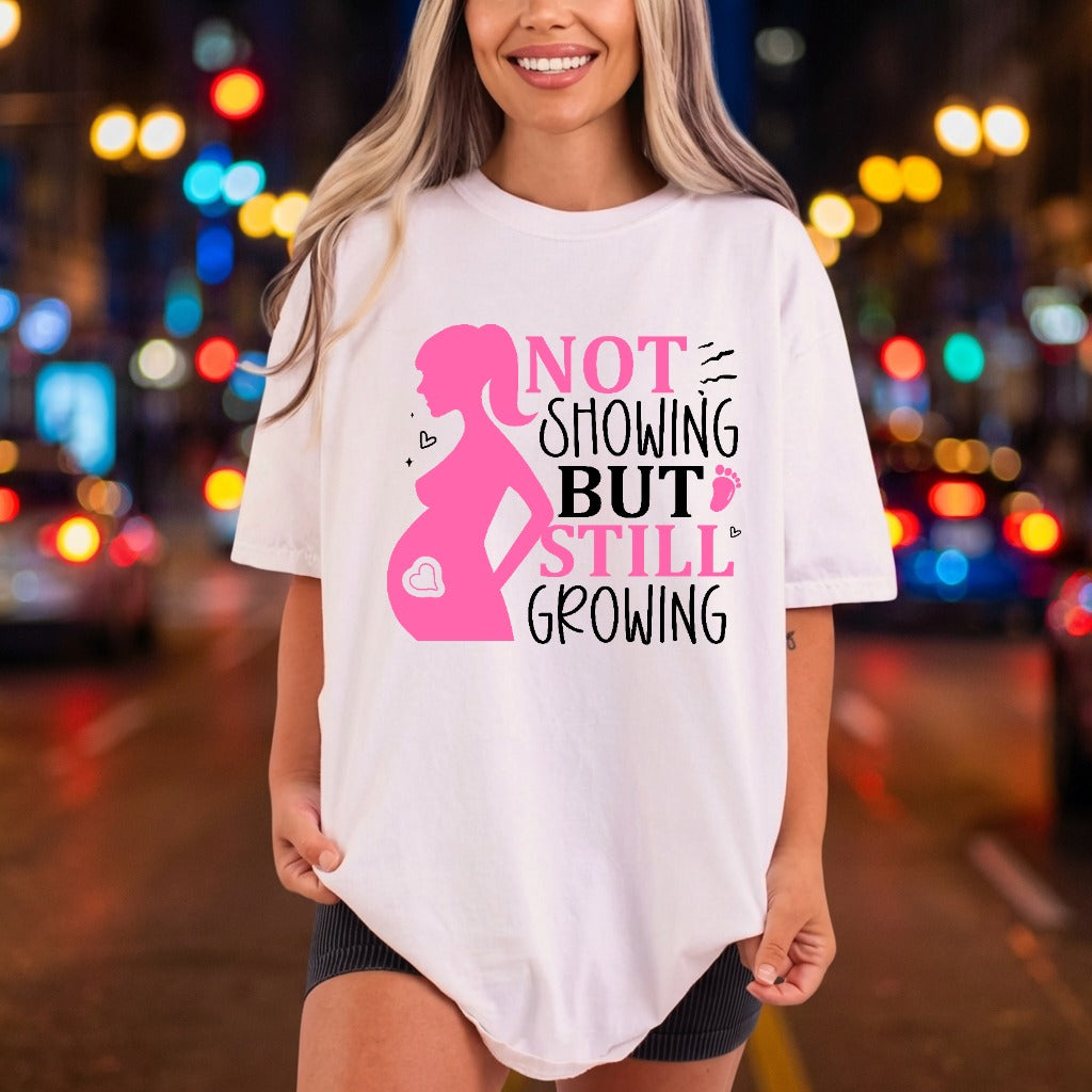 Not Showing But Still Mom Funny Ready to Press DTF Transfer for Dtf