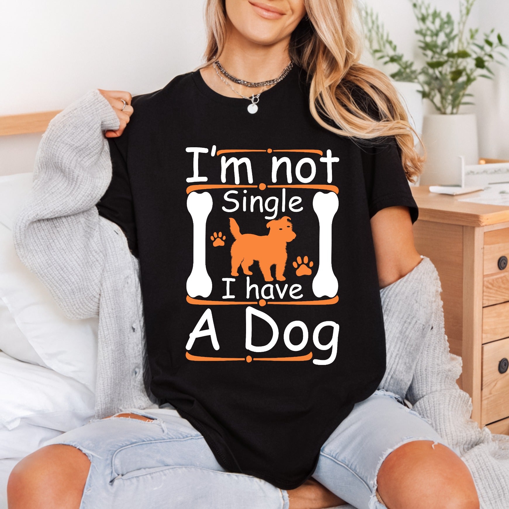 Not Single Have Dog Mom Dad Ready to Press DTF Transfer for Dtf
