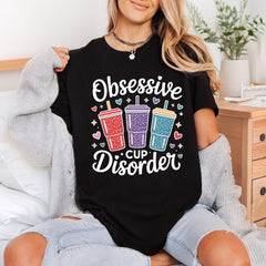 Obsessive Cup Disorder Retro Mom Funny Ready to Press DTF Transfer for Dtf