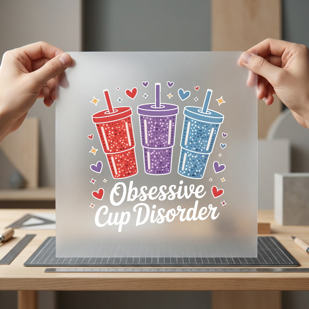 Obsessive Cup Disorder Retro Mom Funny Ready to Press DTF Transfer for Dtf