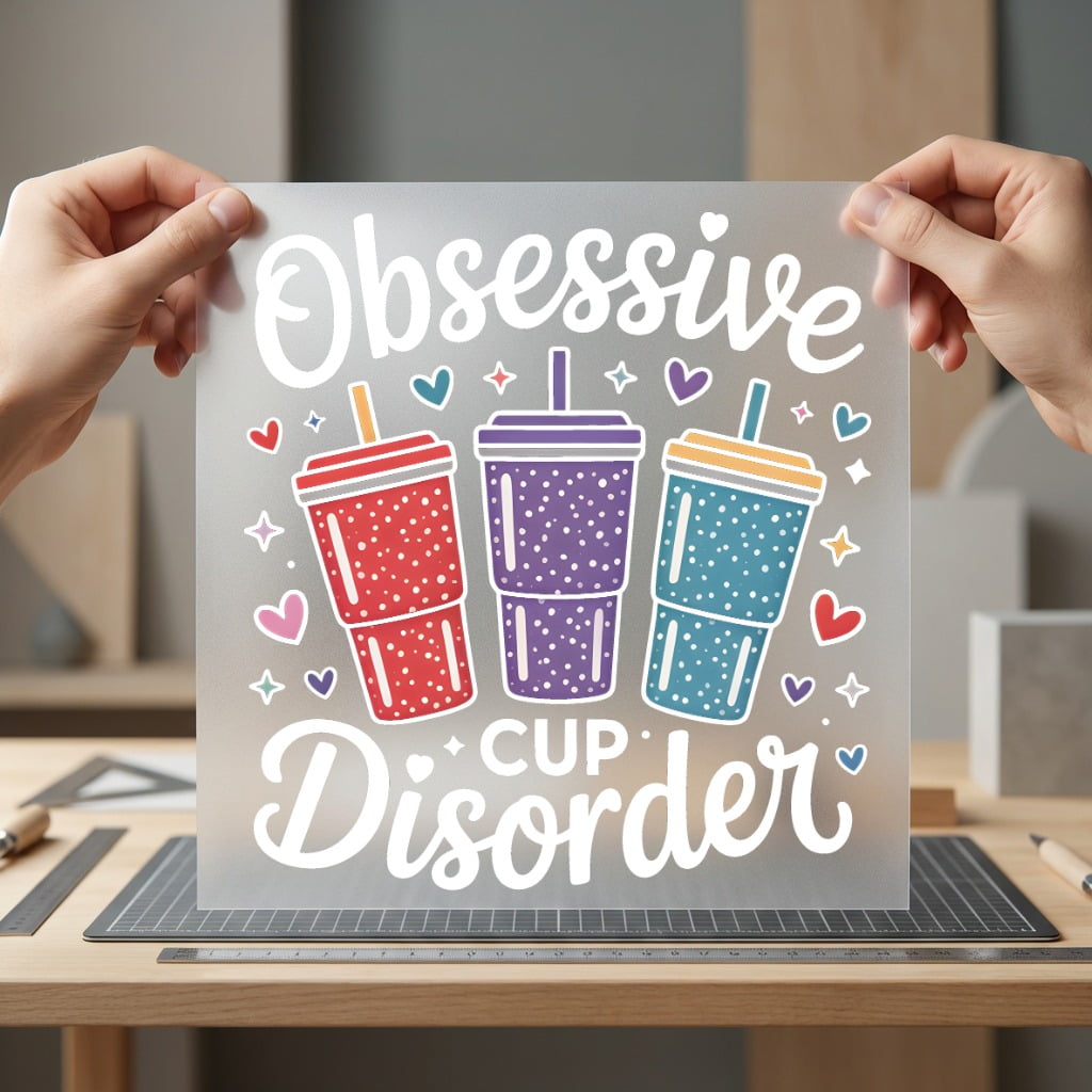 Obsessive Cup Disorder Retro Mom Funny Ready to Press DTF Transfer for Dtf