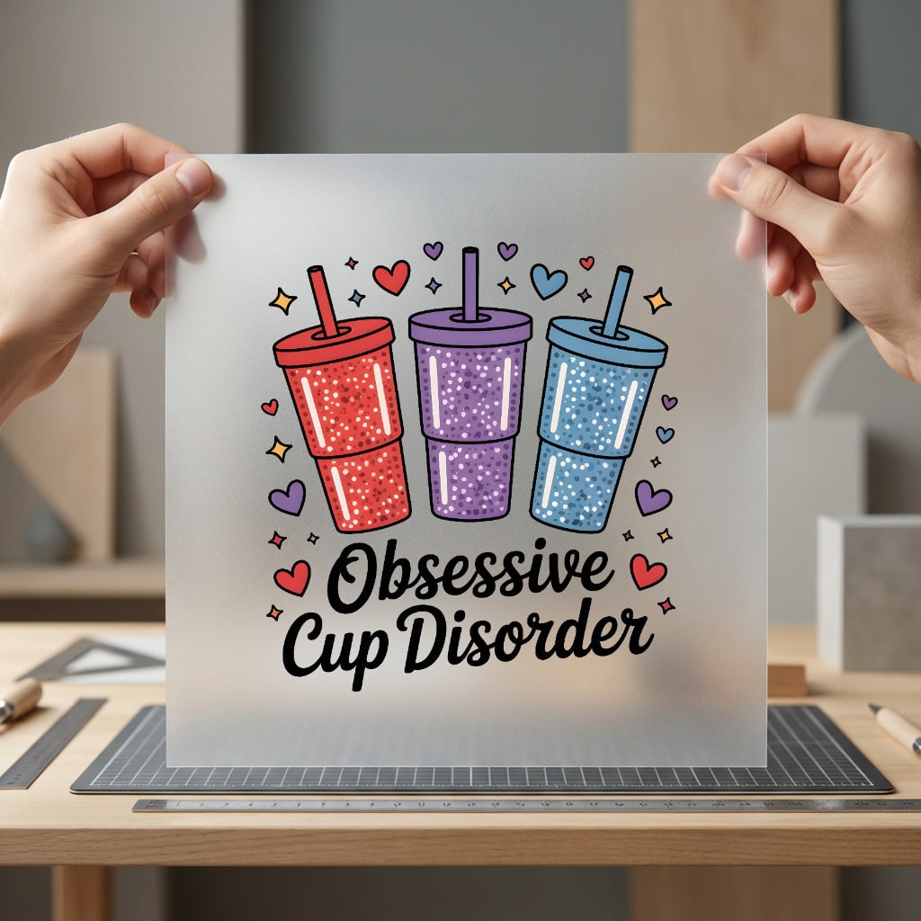 Obsessive Cup Disorder Retro Mom Funny Ready to Press DTF Transfer for Dtf