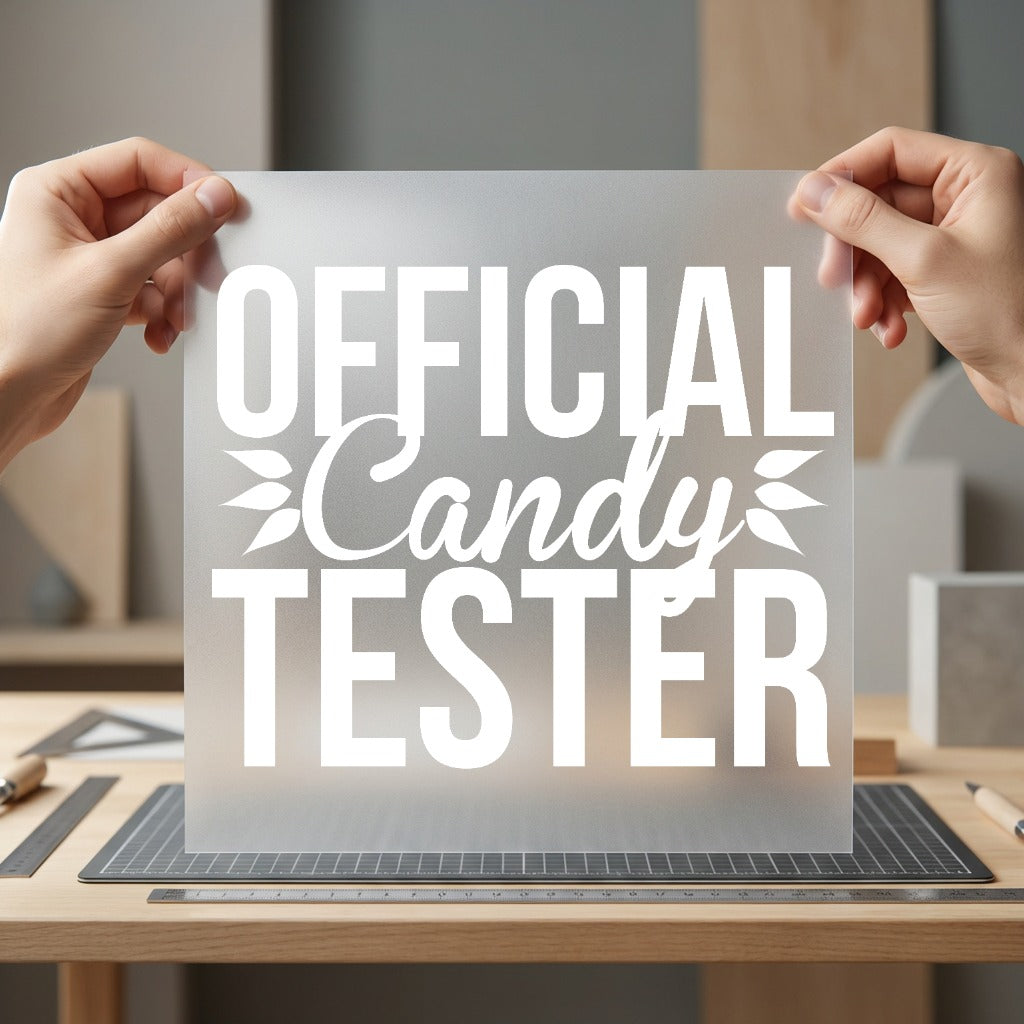 Official Candy Tester Fun Halloween Funny Ready to Press DTF Transfer for Dtf