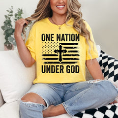 One Nation Under God | Patriotic Faith Tee - Luckets.com