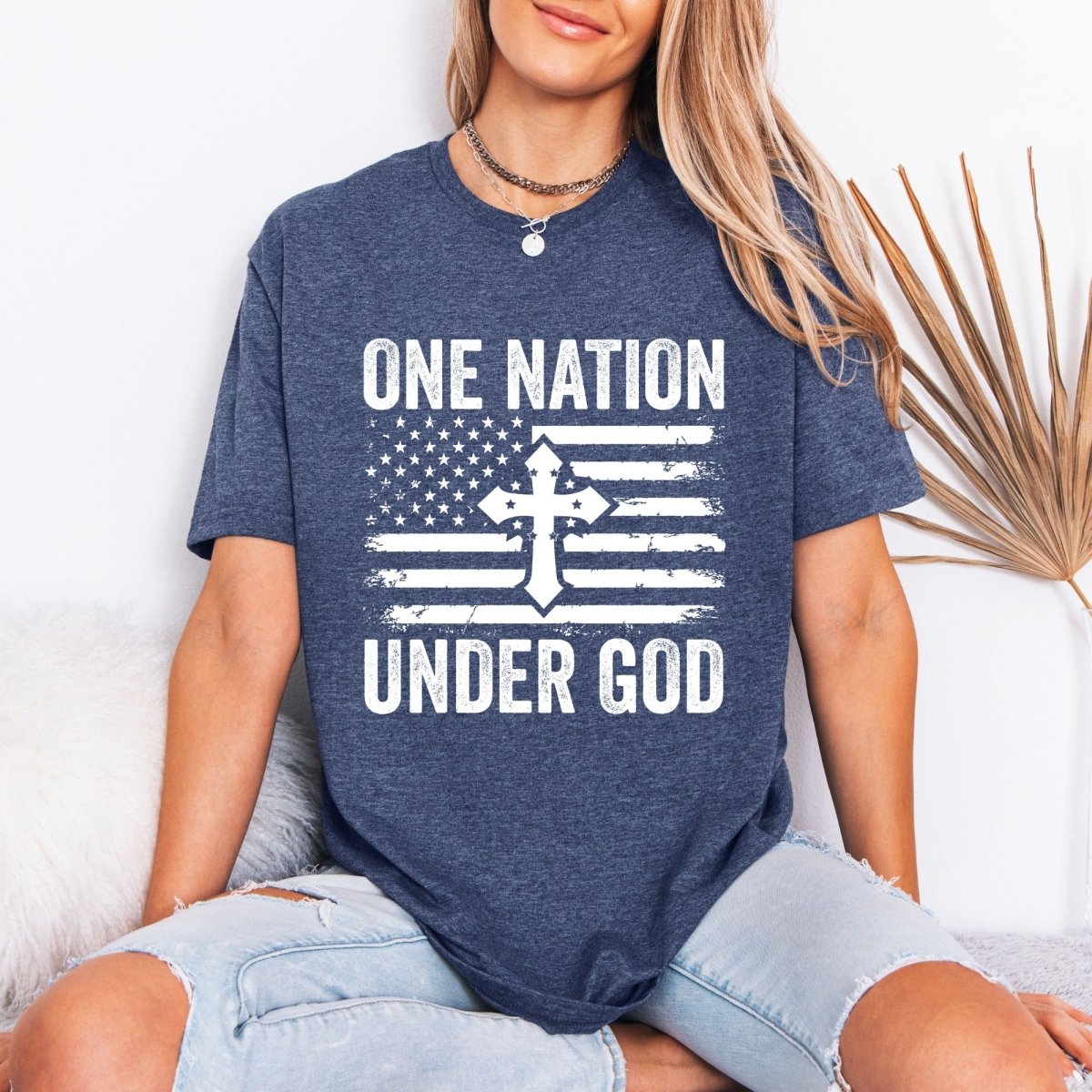 One Nation Under God | Patriotic Faith Tee - Luckets.com