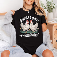 Oops Got Another Chicken Funny Pet Ready to Press DTF Transfer for Dtf