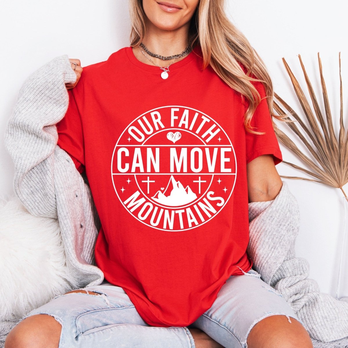 Our Faith Can Move Mountains | Strength & Belief Tee - Luckets.com
