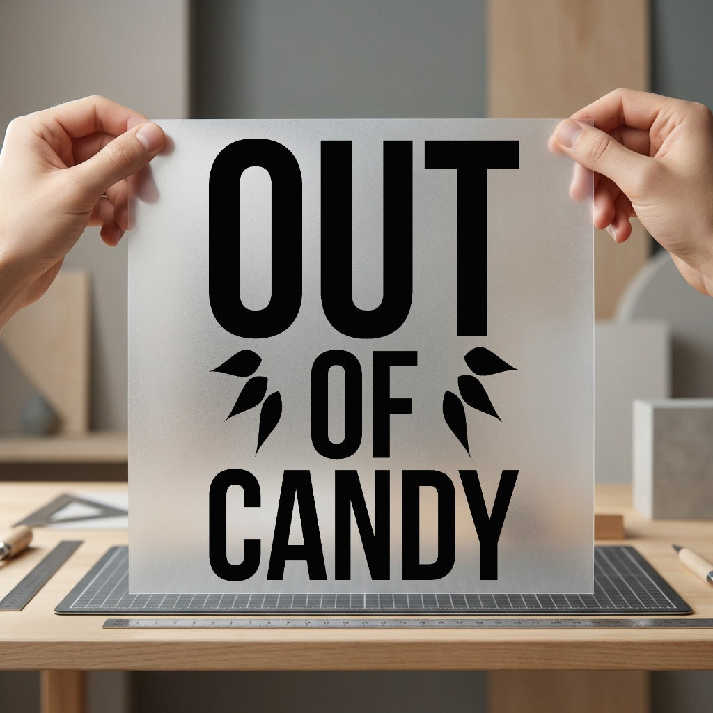 Out Candy Halloween Diy Halloween Funny Ready to Press DTF Transfer for Dtf