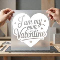 Own Valentine Self-love Diy Valentine Ready to Press DTF Transfer for Dtf