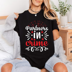 Partners Crime Friendship Diy Funny Sarcastic Ready to Press DTF Transfer for Dtf