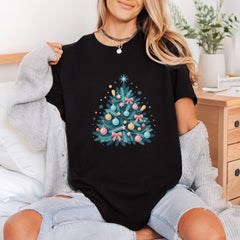 Pastel Christmas Tree Holiday Christmas Aesthetic Ready to Press DTF Transfer for Dtf