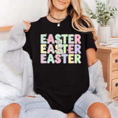 Pastel Easter Bunny Diy Easter Spring Ready to Press DTF Transfer for Dtf