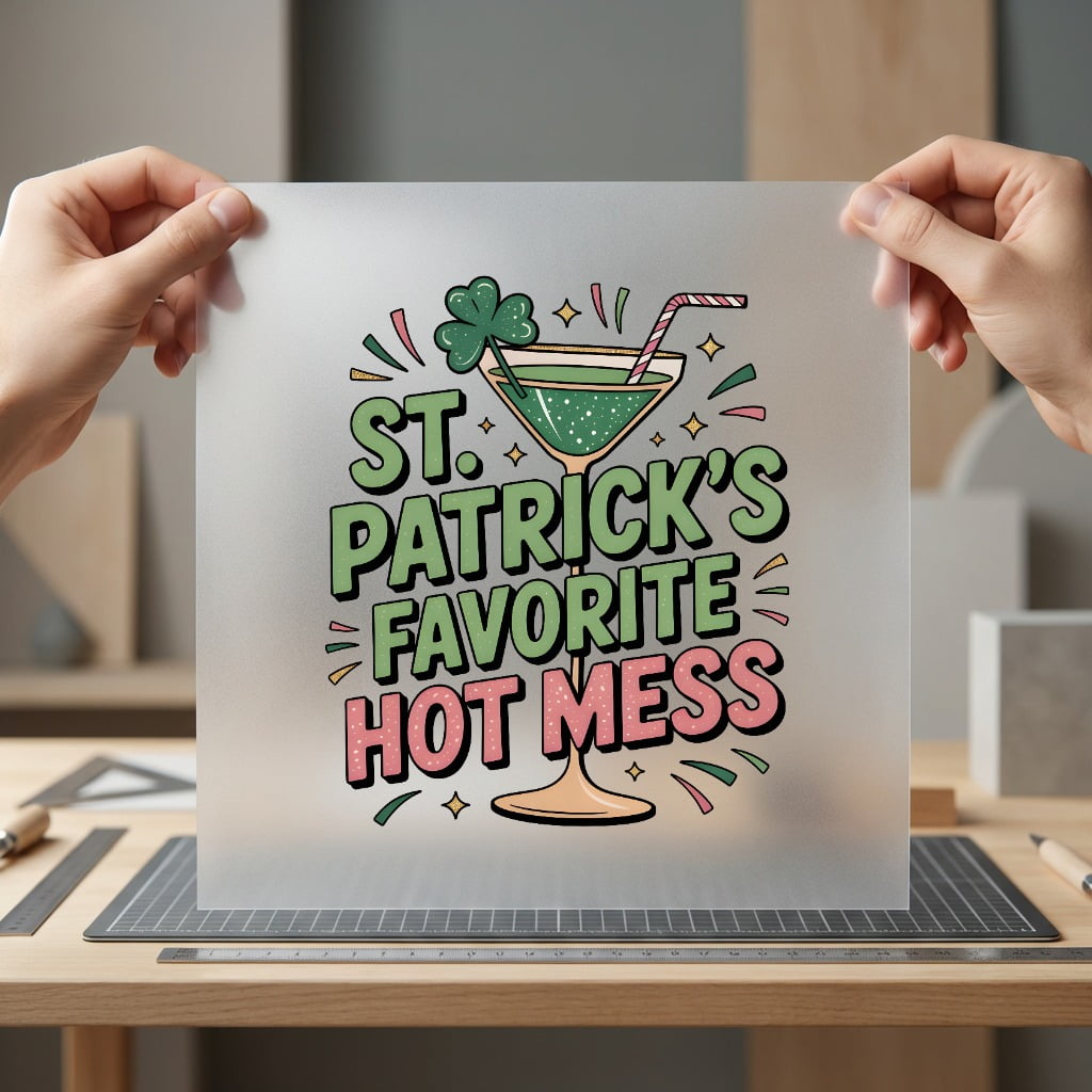 Patrick Hot Mess Trendy Funny Ready to Press DTF Transfer for Dtf