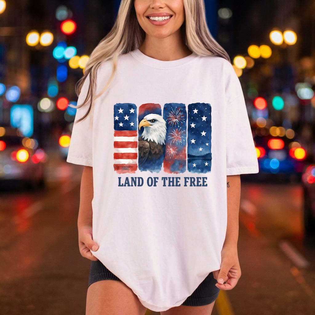 Patriotic Eagle Watercolor Americana 4th Of July Patriotic Ready to Press DTF Transfer for Dtf